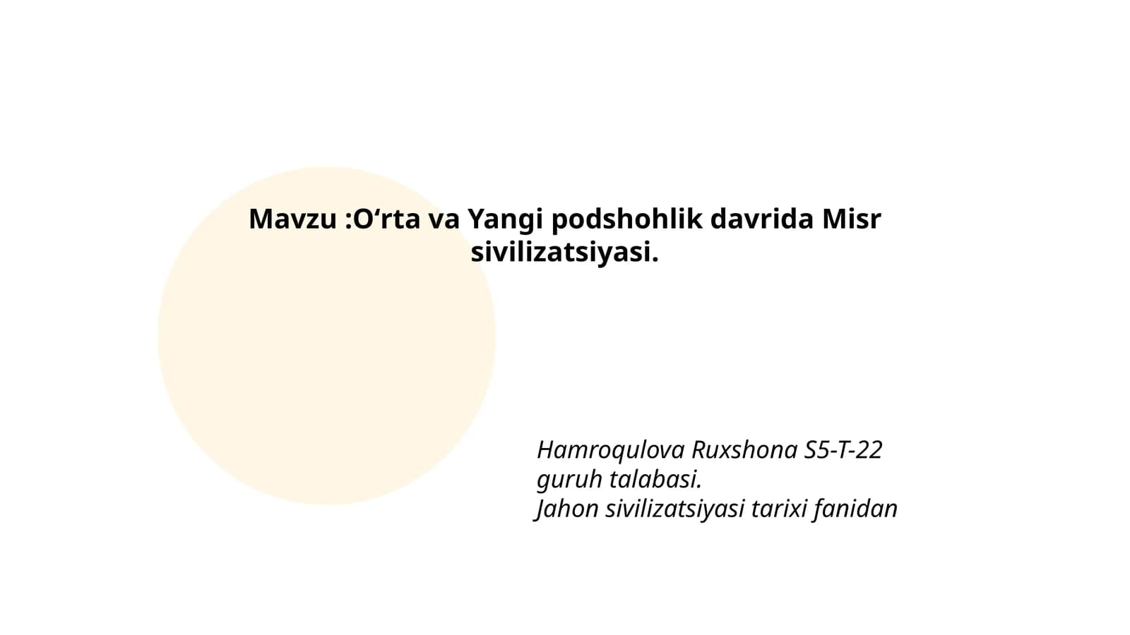 Oʻrta va Yangi podshohlik davrida Misr sivilizatsiyasi