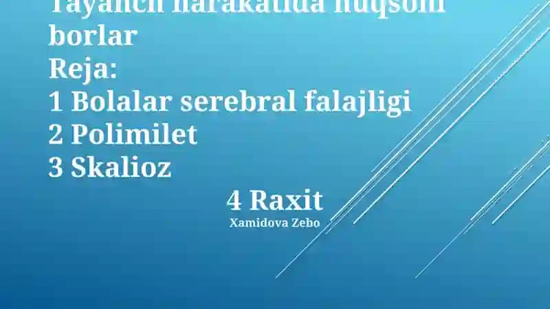 "Ta'lim va inklyuziya" loyihasi