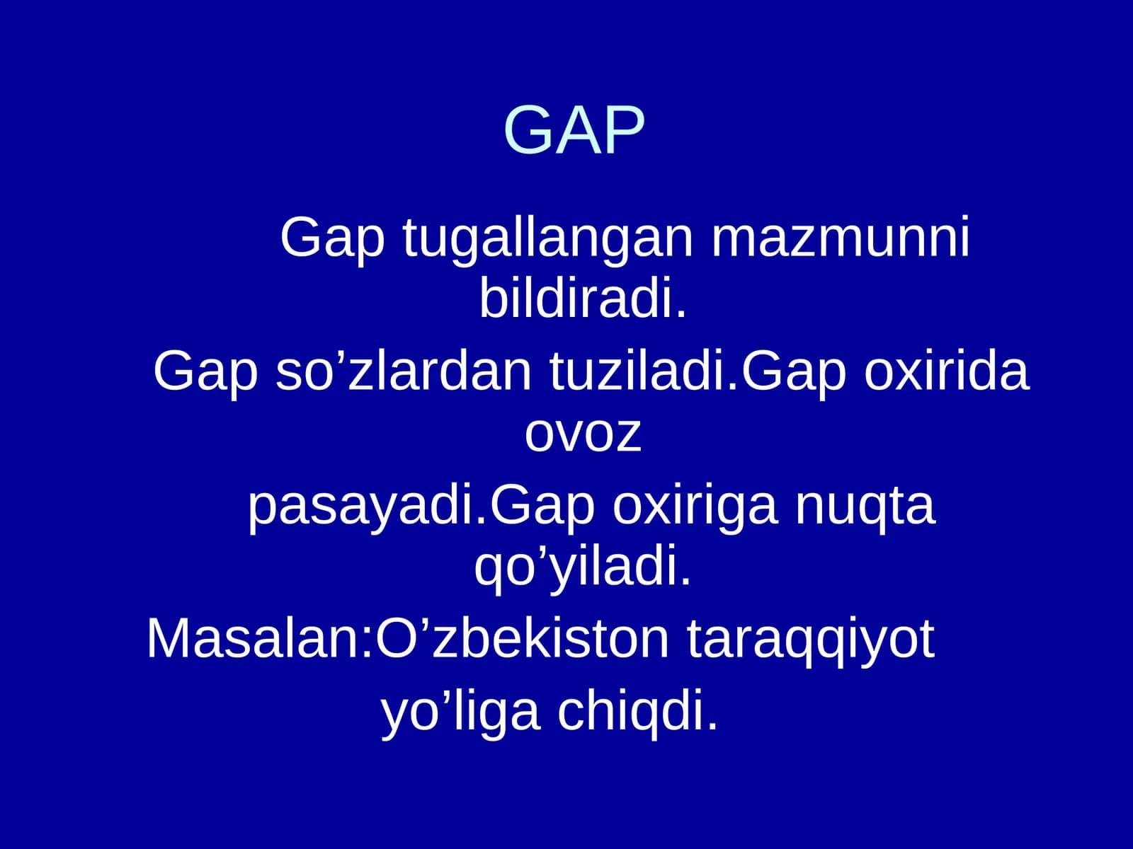 GAP