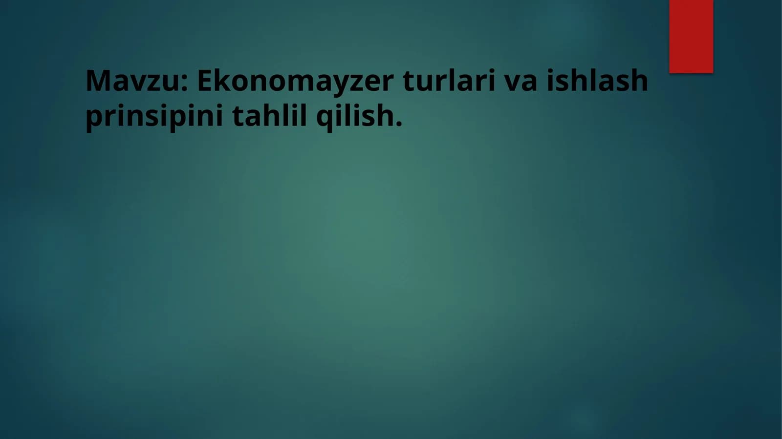 Ekonomayzerturlari va ishlash prinsiplari