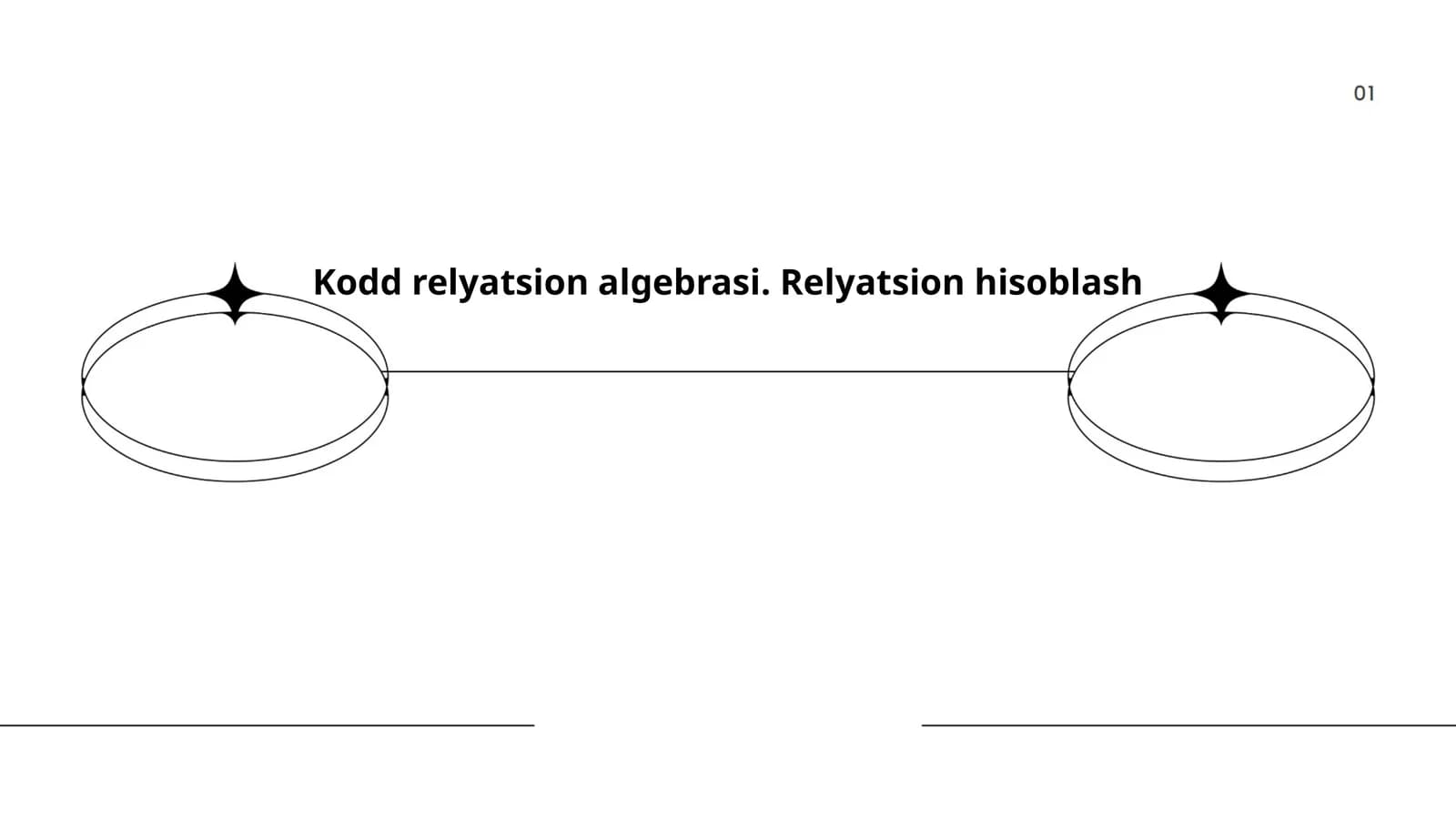 Kodd relyatsion algebrasi. Relyatsion hisoblash