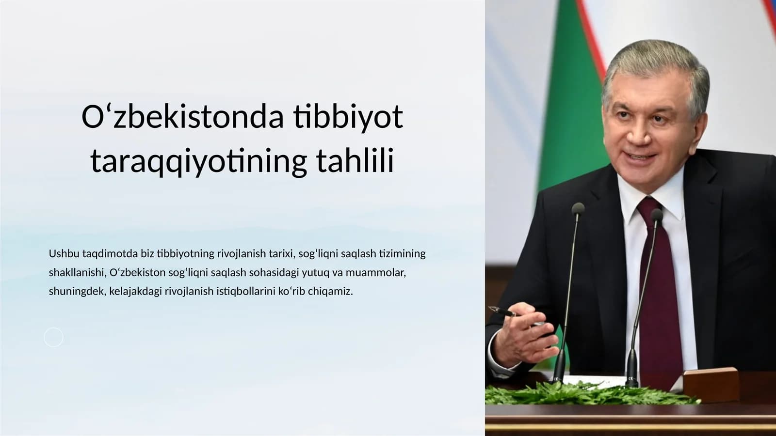 O‘zbekistondatibbiyottaraqqiyotiningtahlili