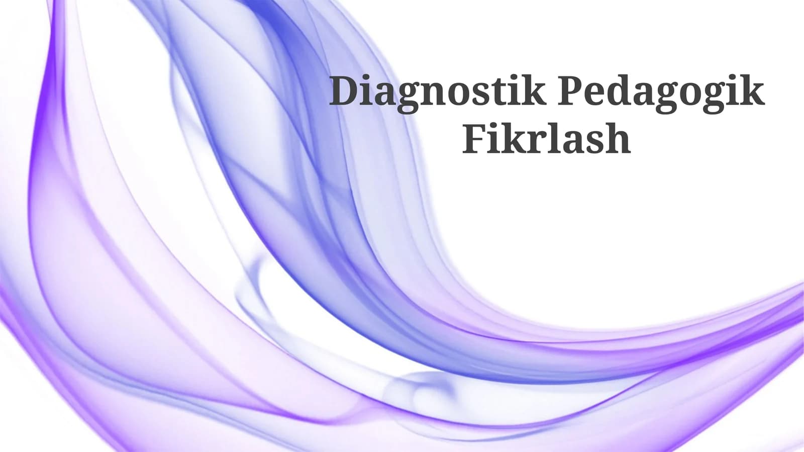 Diagnostik Pedagogik Fikrlash