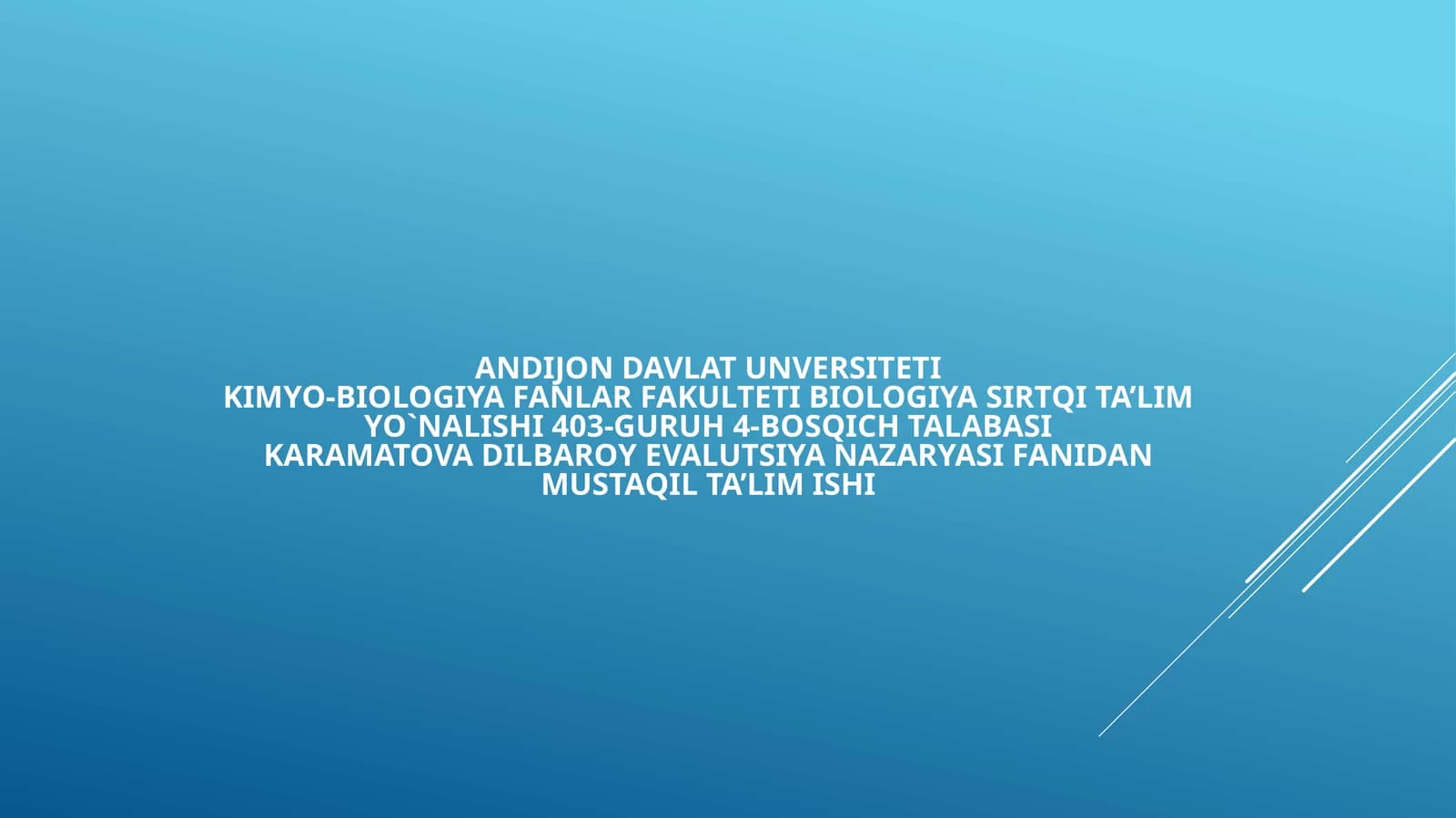 Filogenez tushunchasi