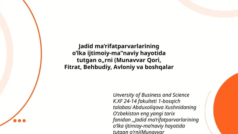 Jadid ma’rifatparvarlarining
