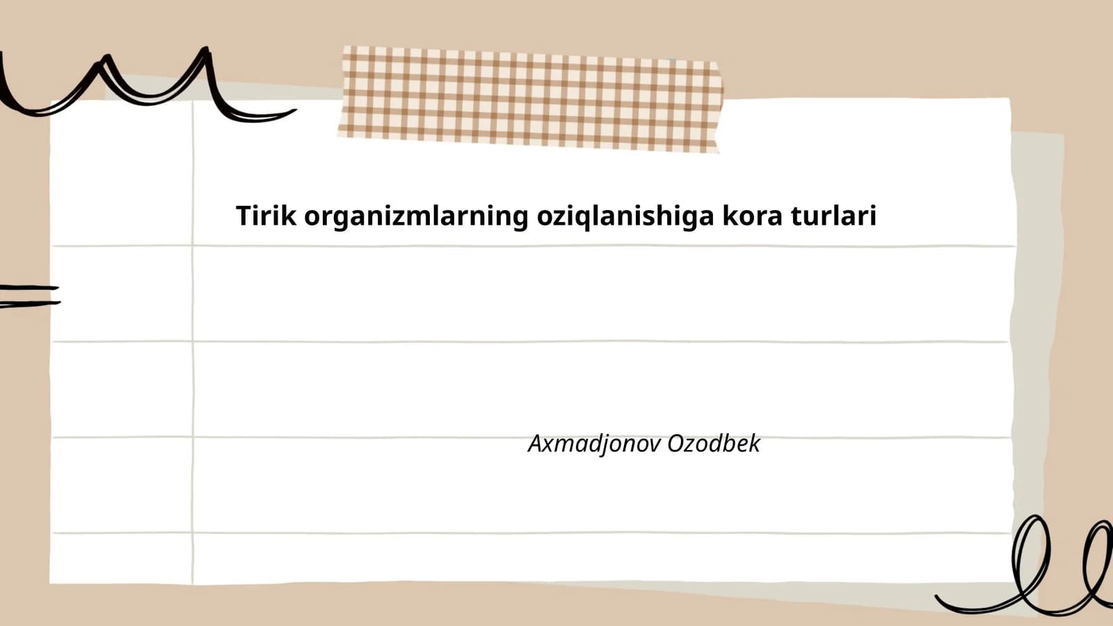 Avtotrof oziqlanish