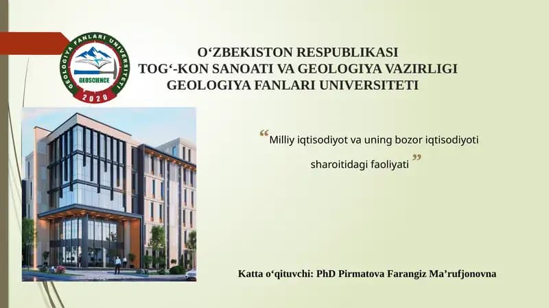 Tarmoqlari iqtisodiyoti