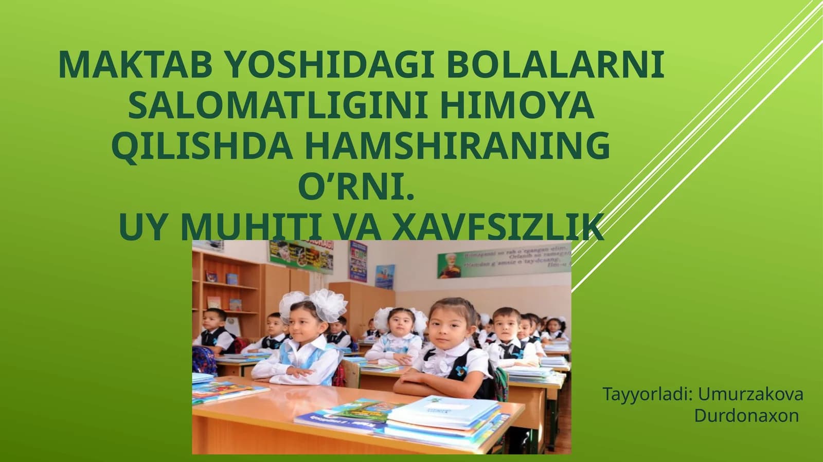 Bolalarni salomatligini himoya qilish