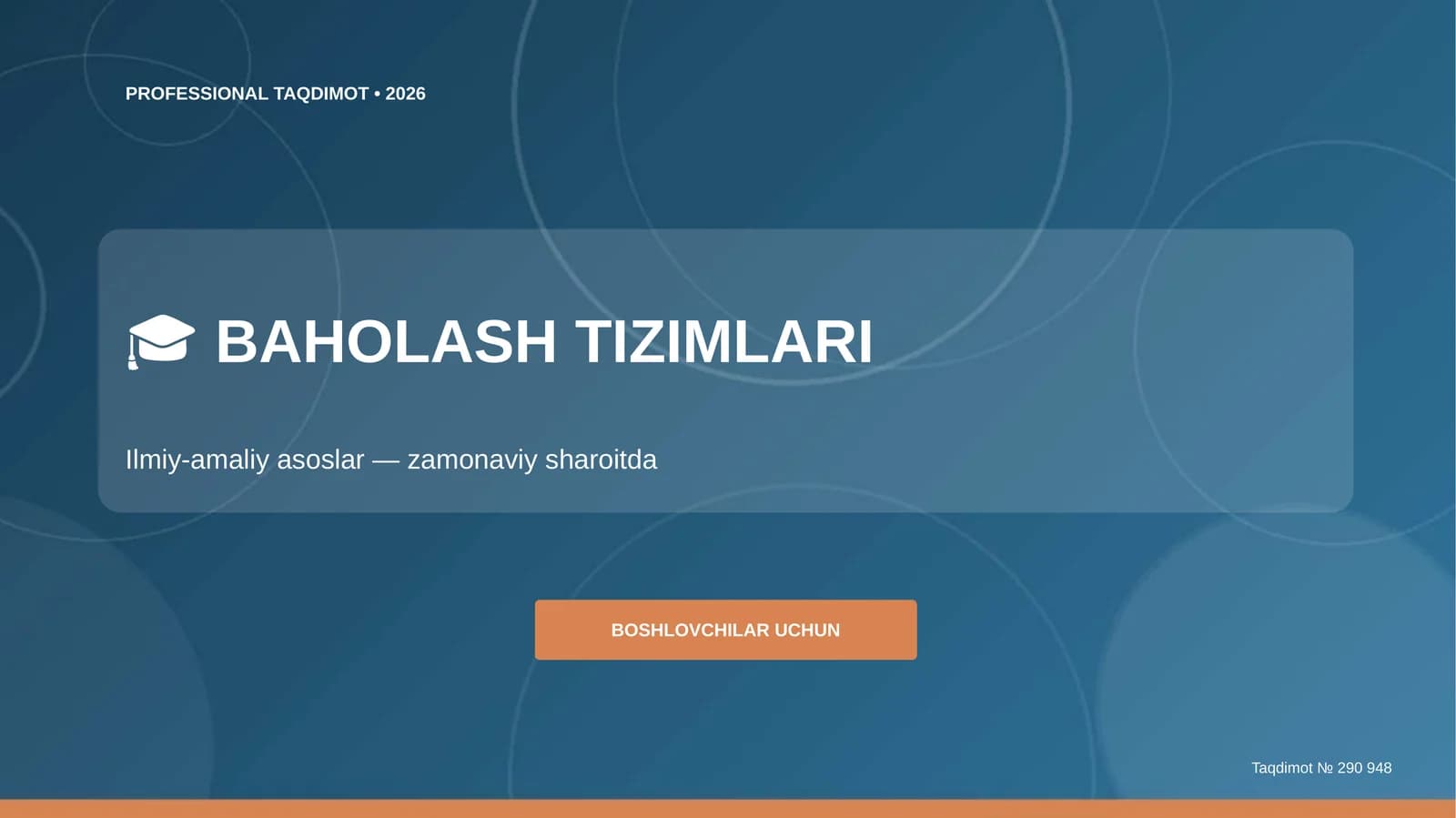 PROFESSIONAL TAQDIMOT • 2026