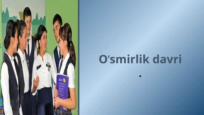 O‘smirlik davri