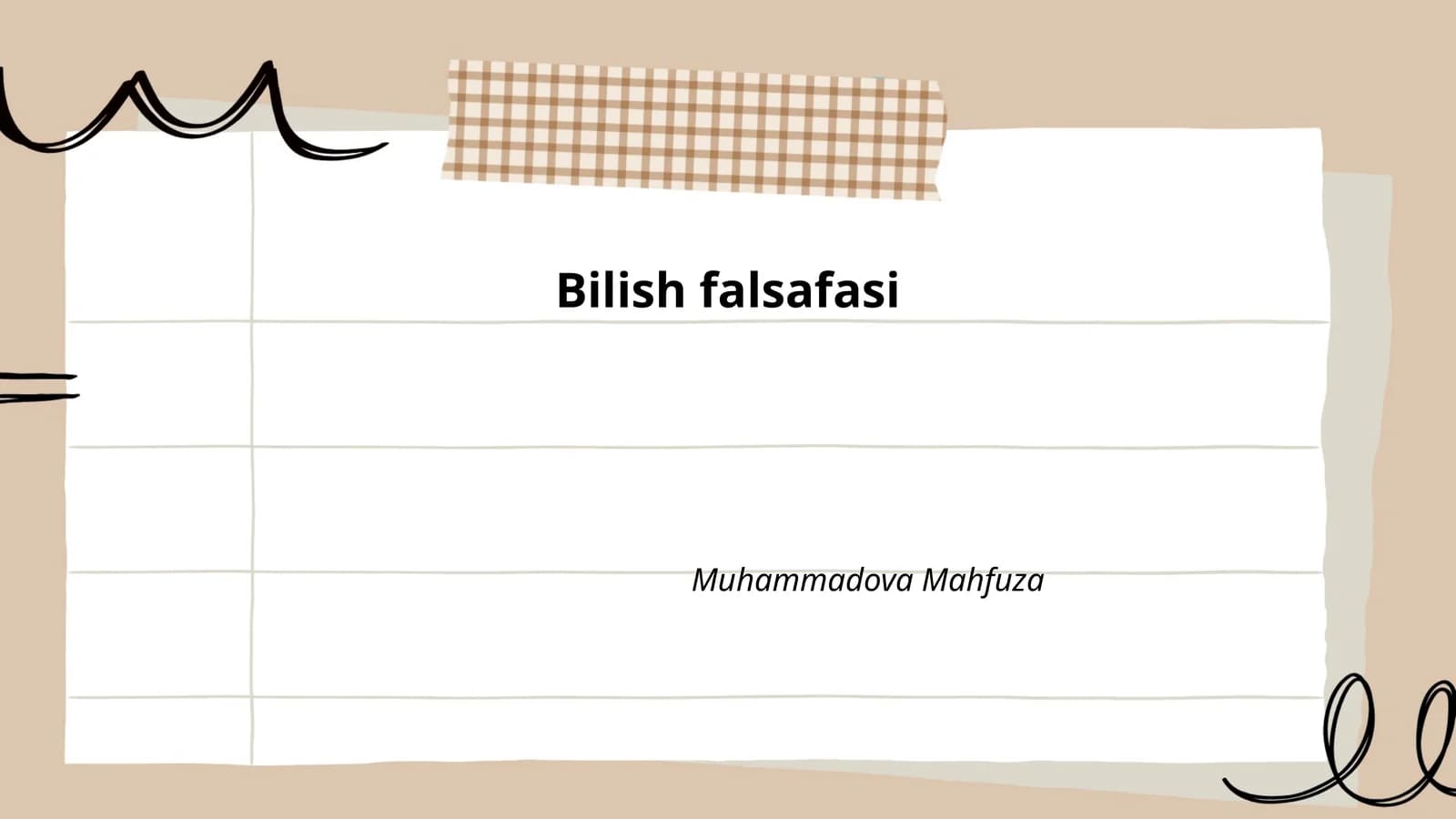 Bilish falsafasi