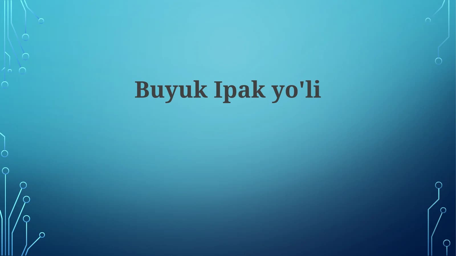 Buyuk Ipak Yo'li: Savdo va Madaniyat Almashinuvi