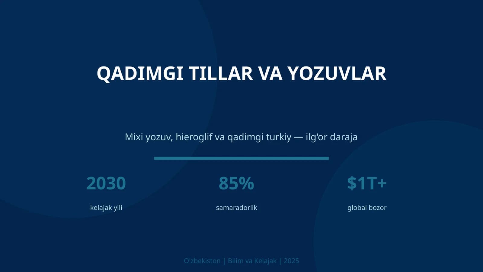 Qadimgi tillar va yozuvlar