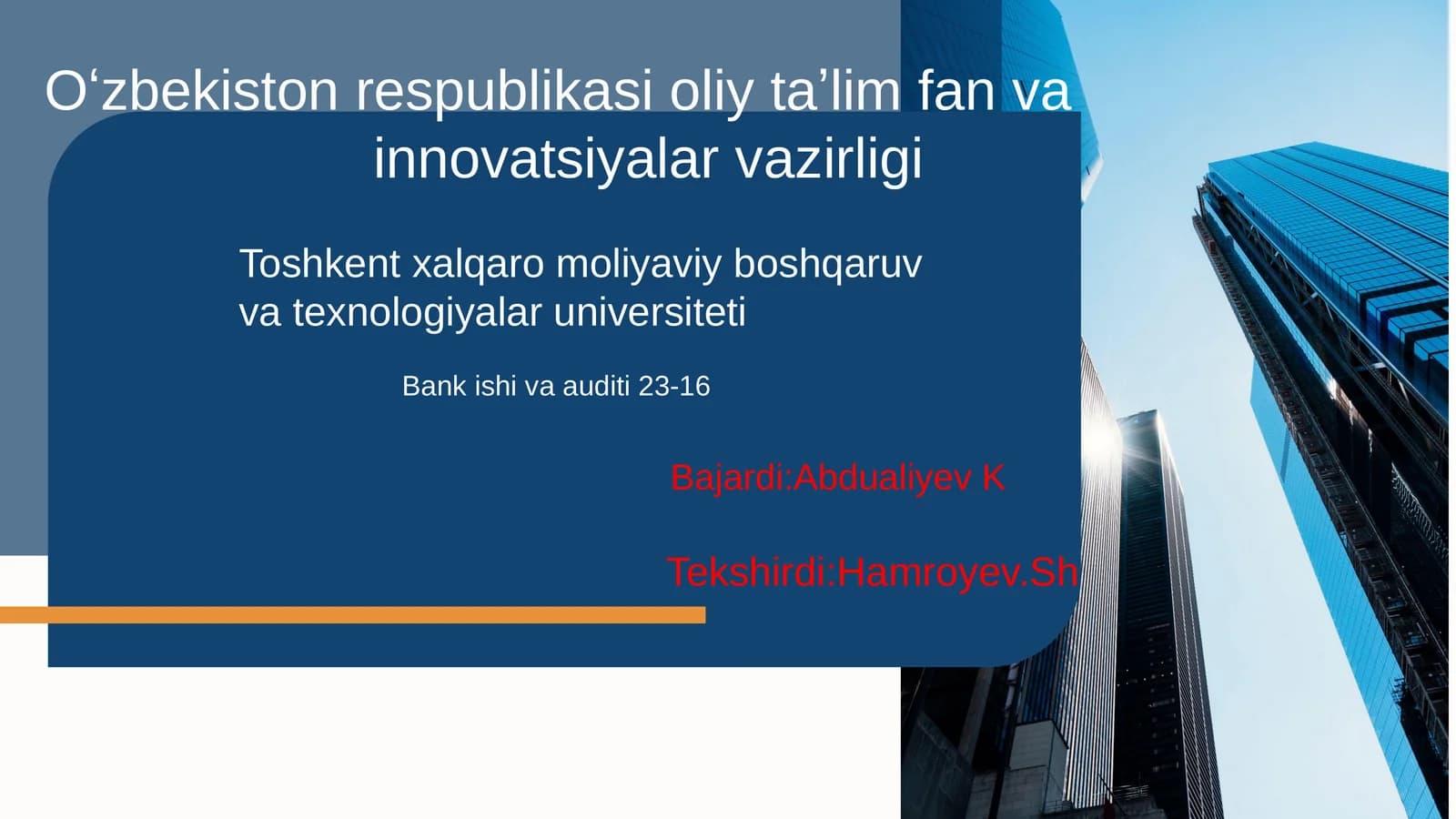 Bank balansi va uning tuzulishi
