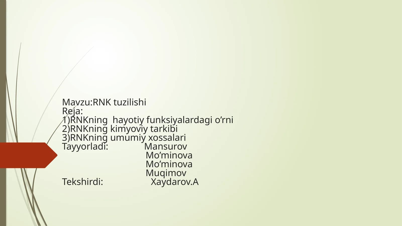 Ribonuklein kislotalar