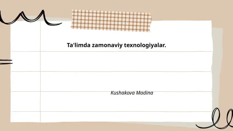 Raqamli ta'lim platformalari va LMS
