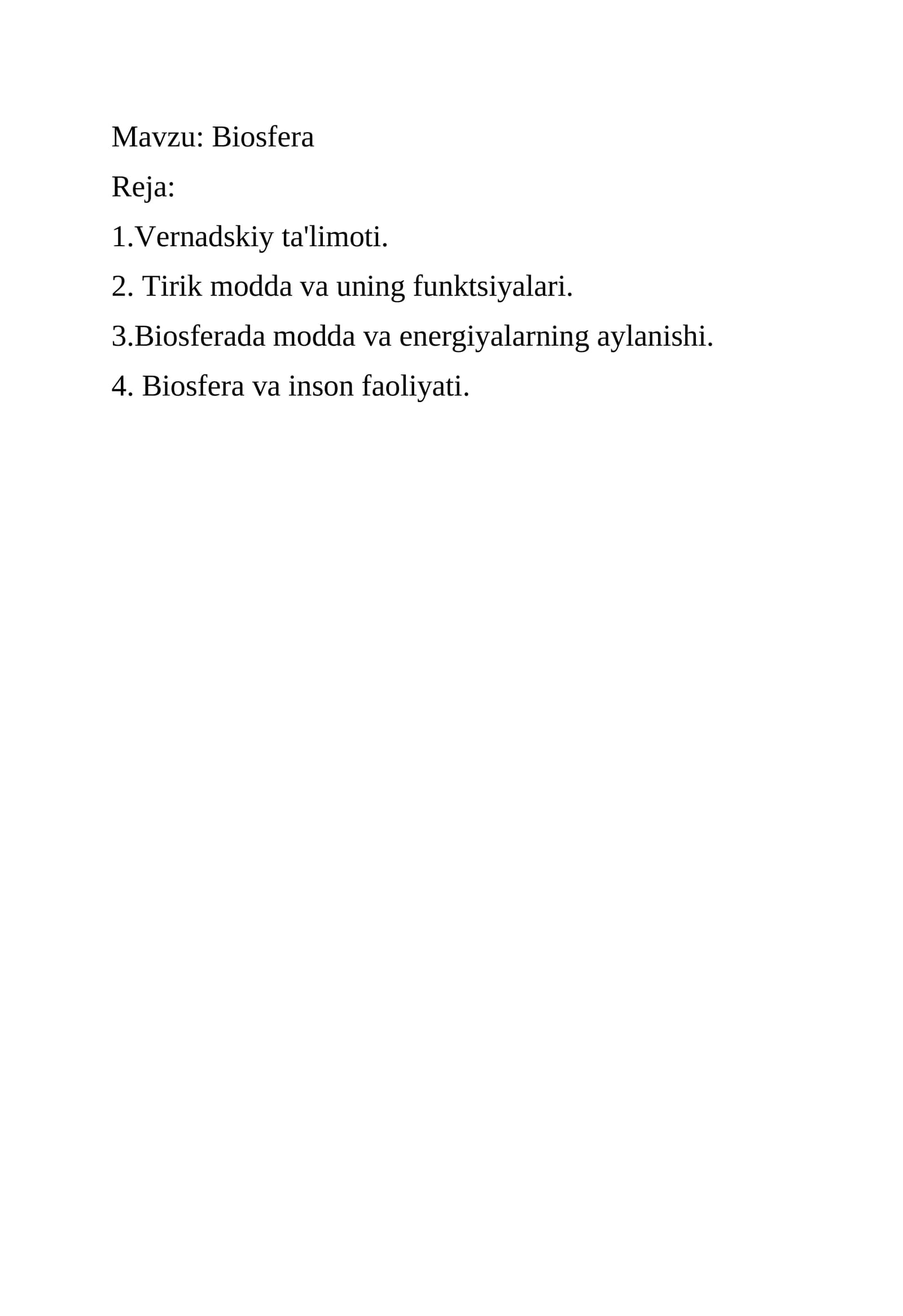Biosfera