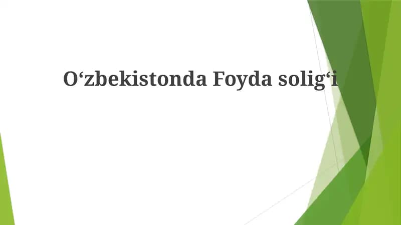 Transfert narxlari bo'yicha qoidalar