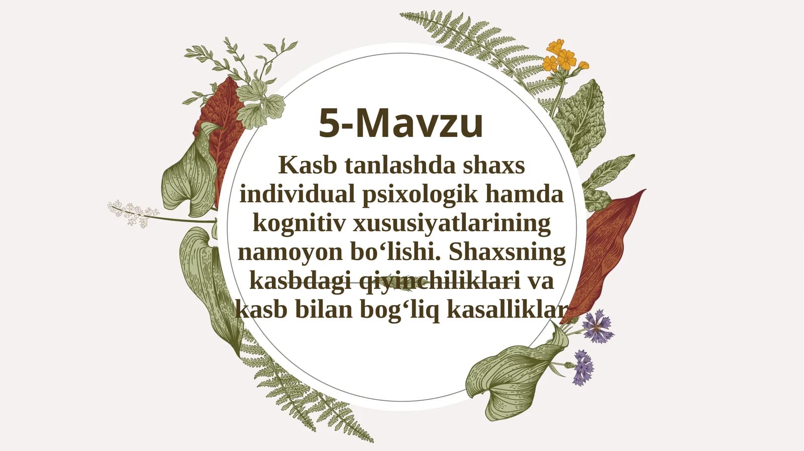 5-Mavzu Individual psixologik xususiyatlar