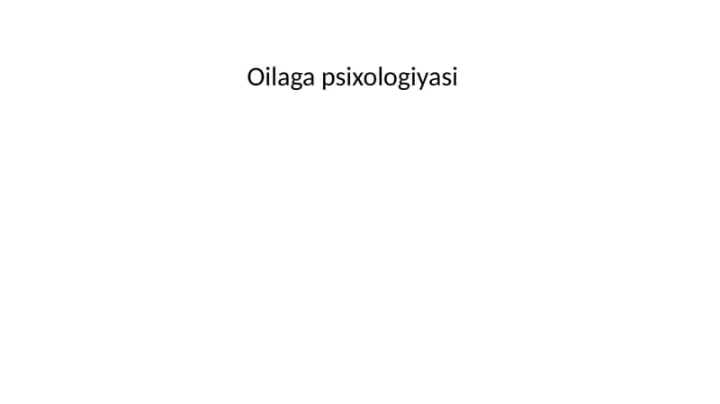 Oilagapsixologiyasi