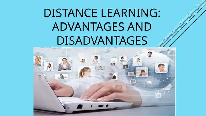 Distance learning: advantages and disadvantages