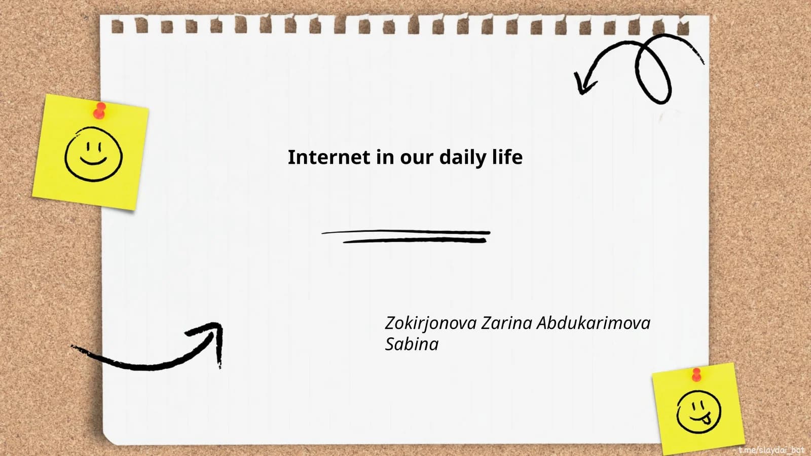 Internet in our daily life