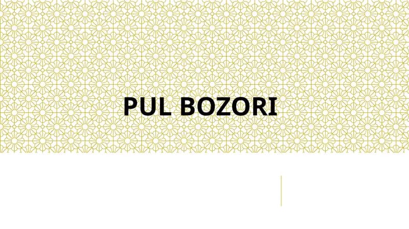 Pul Bozori