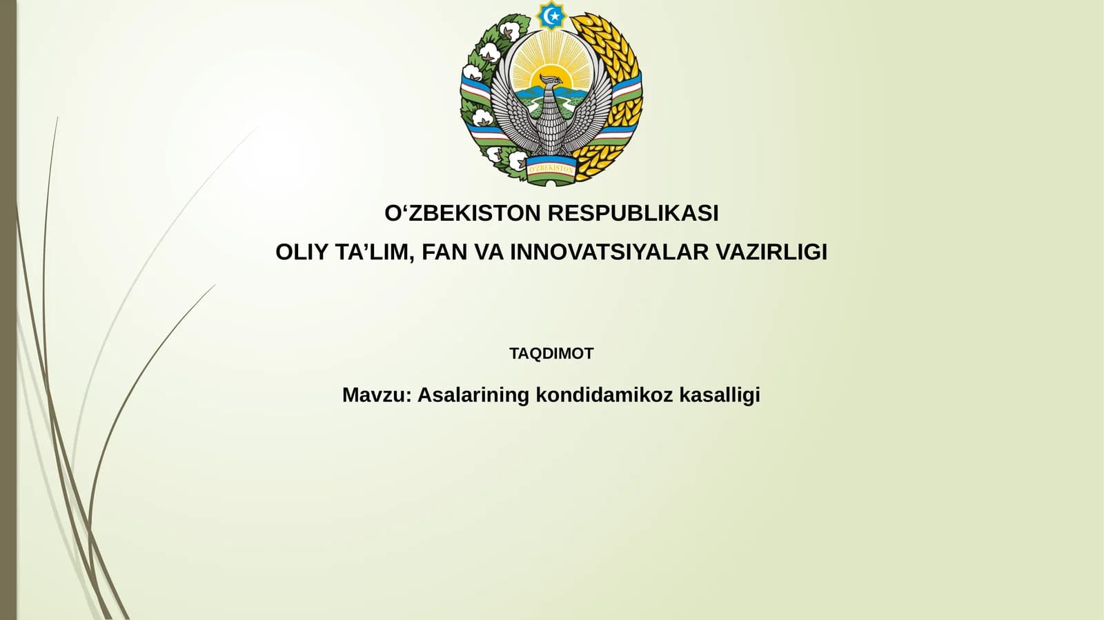 Asalarining kondidamikoz kasalligi