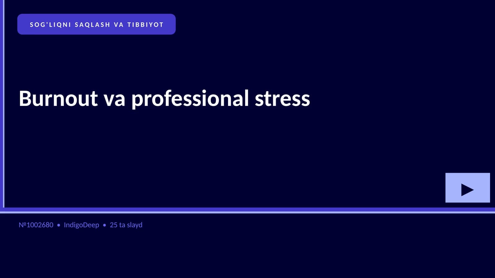 Burnout va professional stress