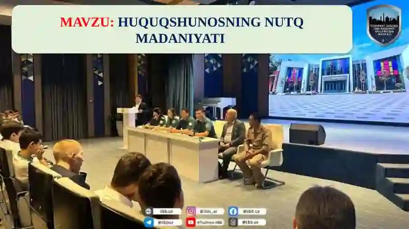HUQUQSHUNOSNING NUTQ MADANIYATI