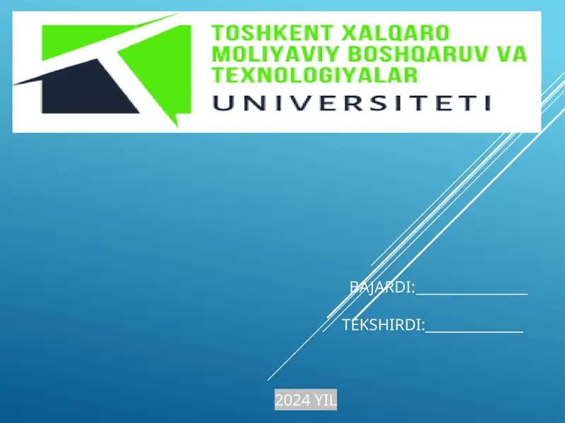 O’qituvchini kreativ salohiyati