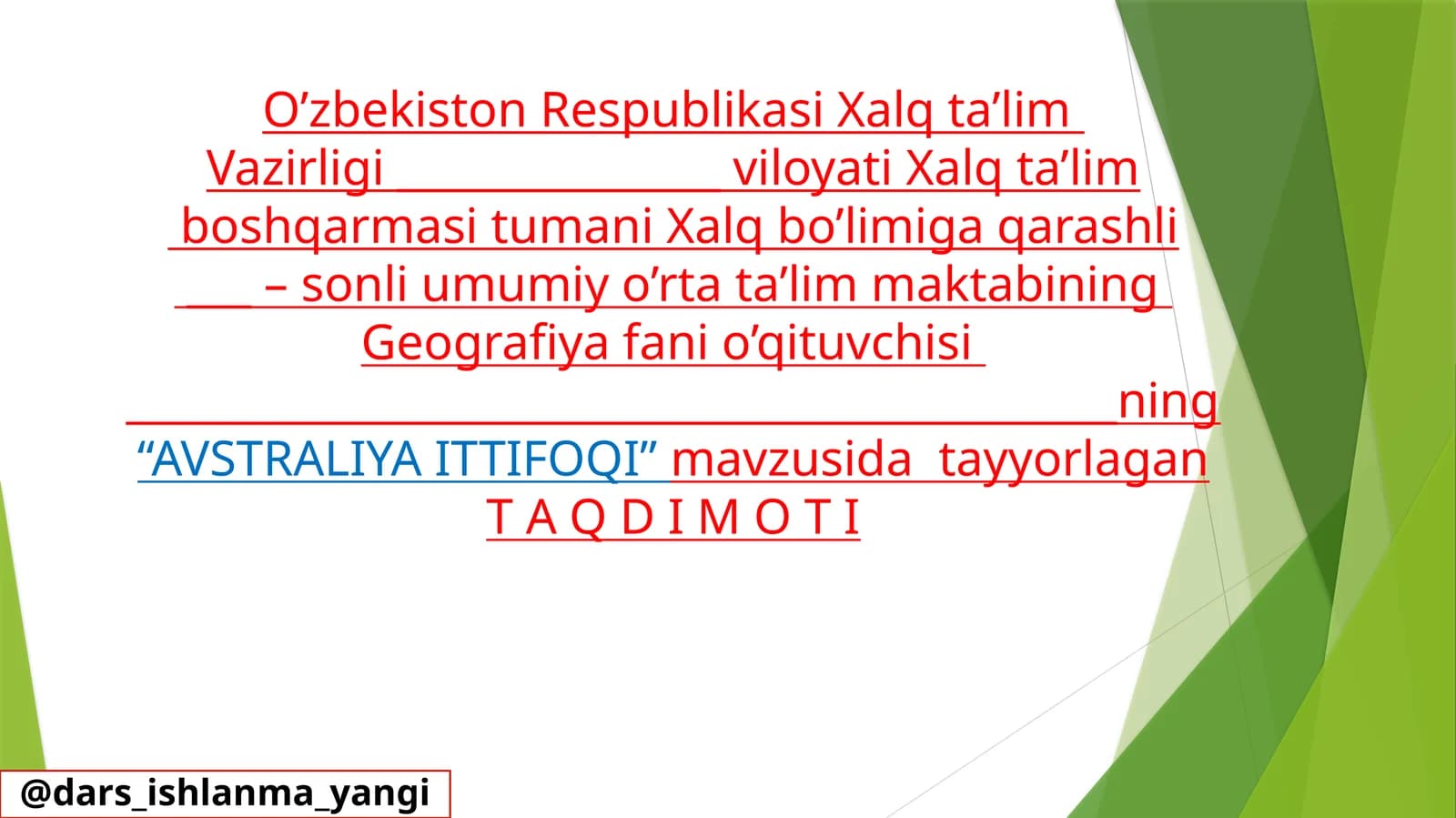 AVSTRALIYA ITTIFOQI
