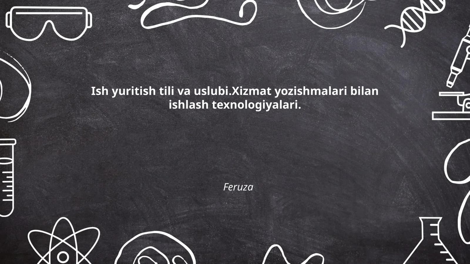Ish yuritish tili va uslubi