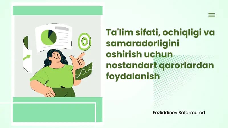 Nostandart qarorlar tushunchasi