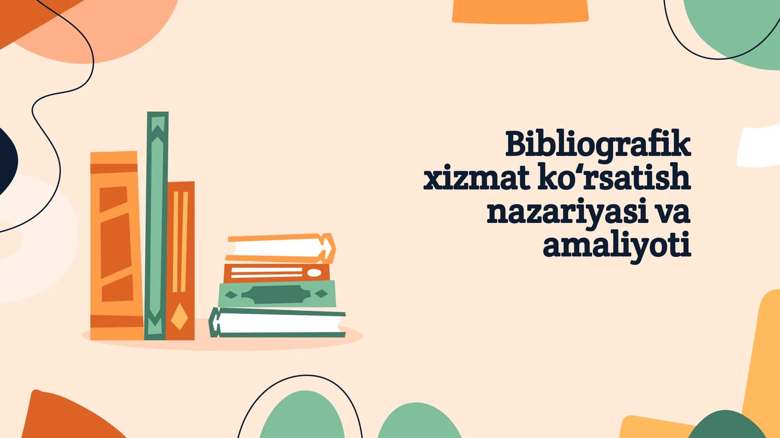 Bibliografik xizmat koʻrsatish nazariyasi va amaliyoti