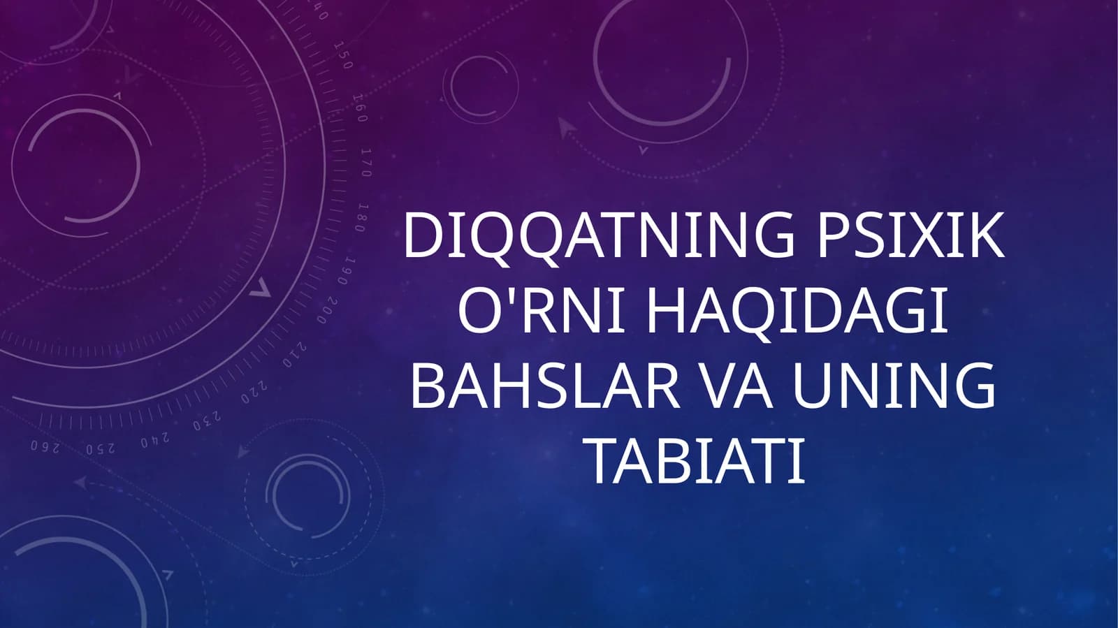 Diqqatning psixik o'rni haqidagi bahslar va uning tabiati