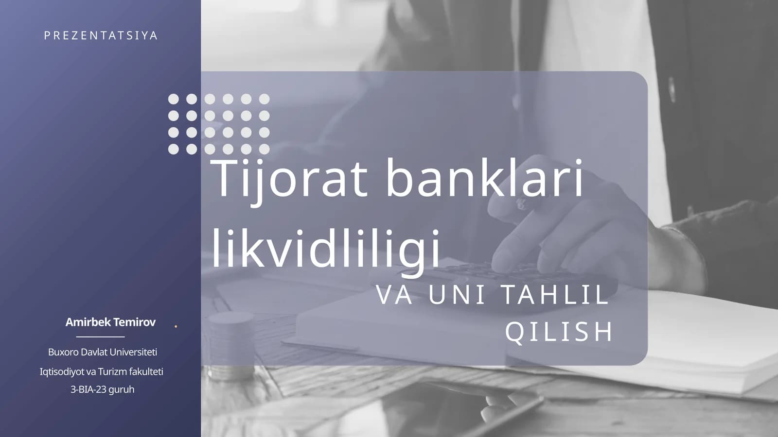 Bank likvidliligi pptx