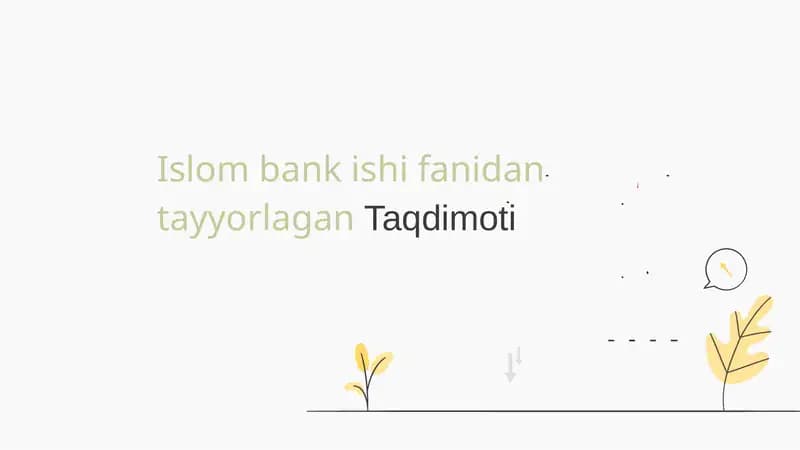 ISLOM SUG'URTALASH TIZIMI