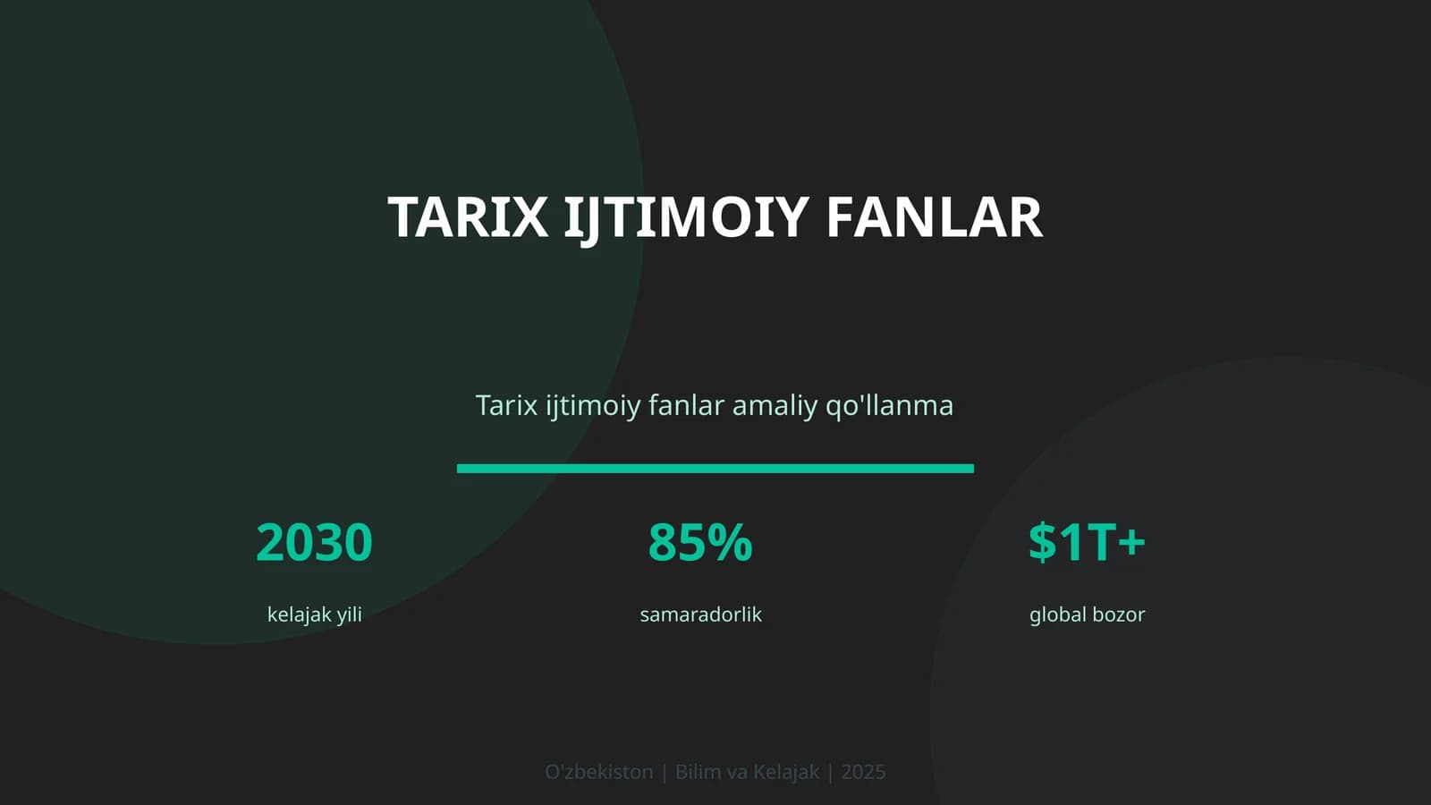 TARIX IJTIMOIY FANLAR
