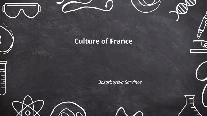 Culture of France