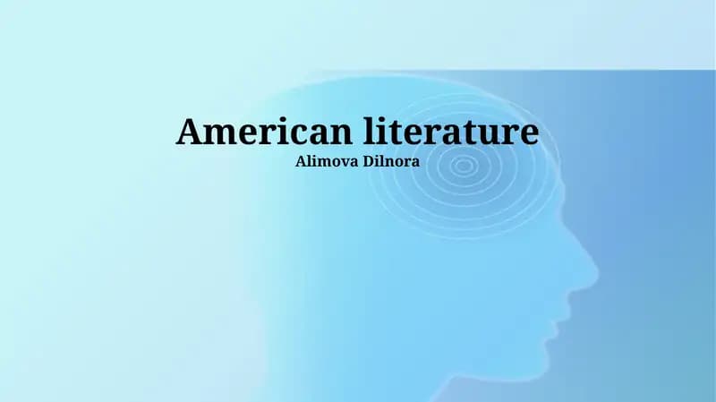 American literature