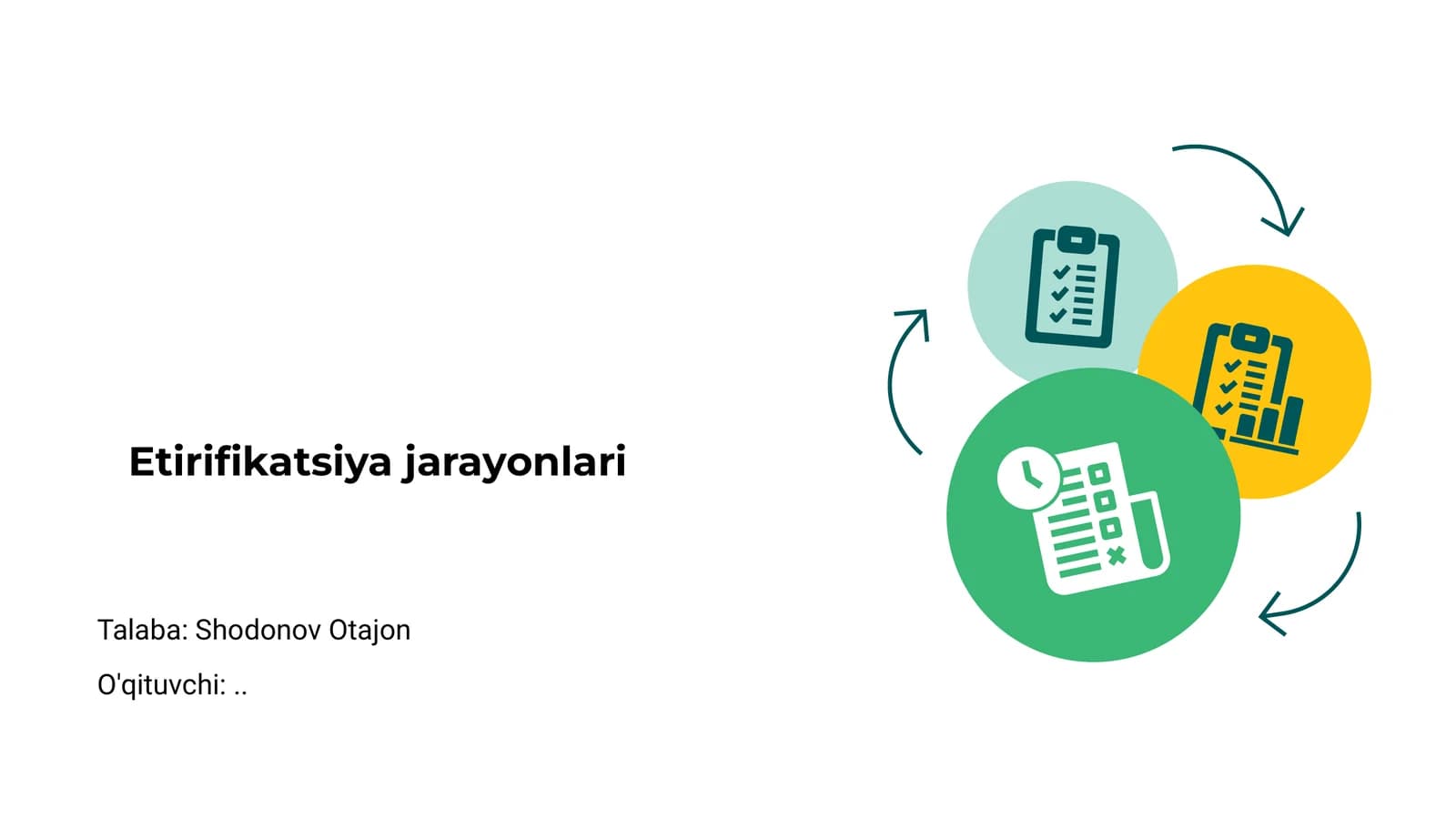 Etirifikatsiya jarayonlari