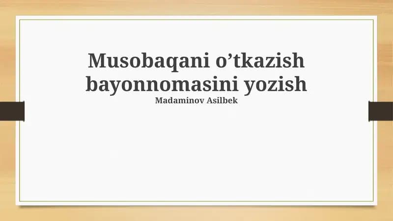 Tanlov Protokoli Yozishning Asosiy Bosqichlari
