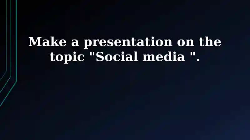 Social Media Presentation