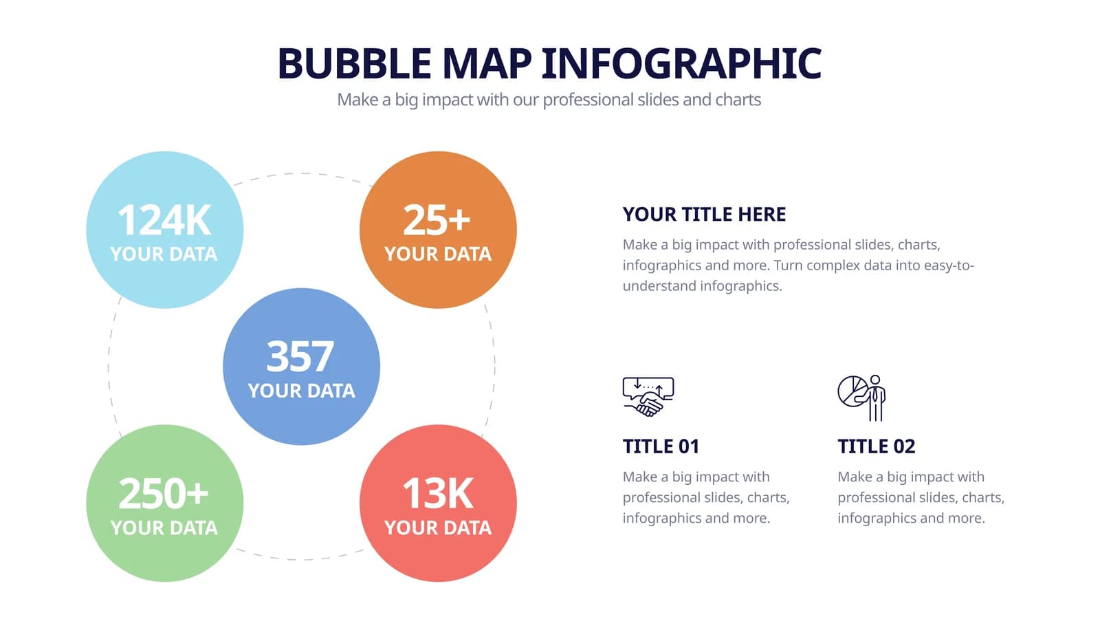 BUBBLE MAP INFOGRAPHIC