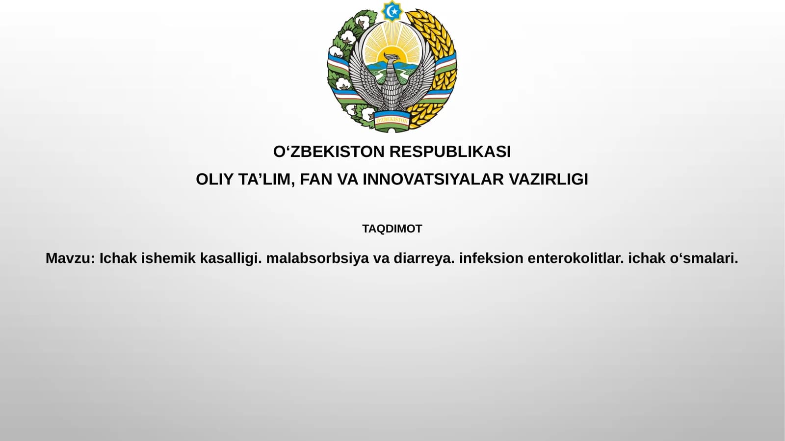 Ichakishemikkasalligi.malabsorbsiyavadiarreya