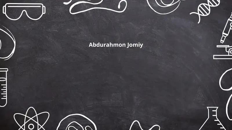 Abdurahmon Jomiy pedagogik qarashlari