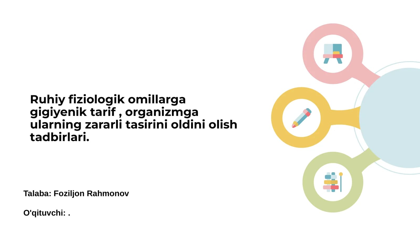 Ruhiy va fiziologik omillar: Ta'rifi