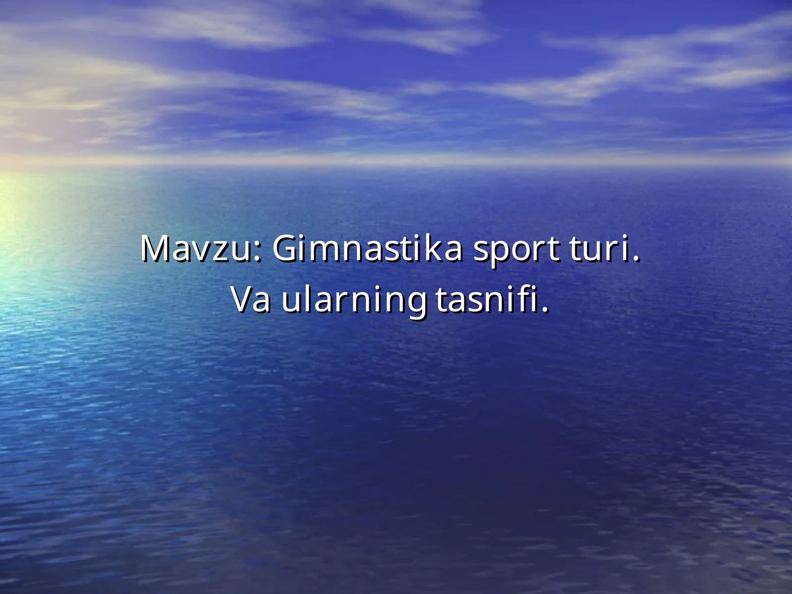 Gimnastika sport turi