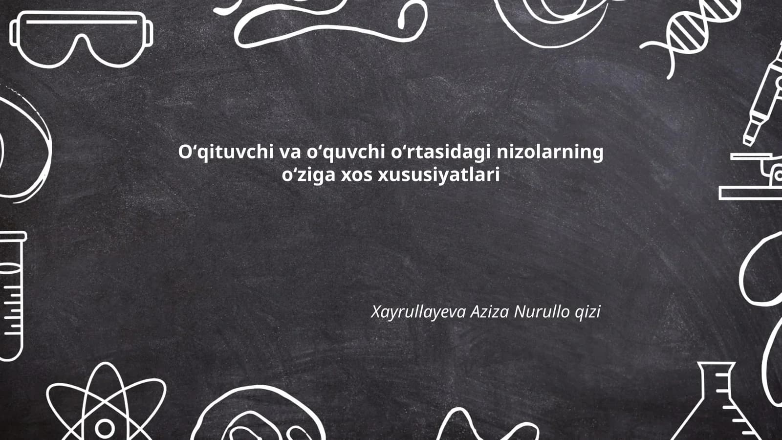 Oʻqituvchi va oʻquvchi oʻrtasidagi nizolarning oʻziga xos xususiyatlari
